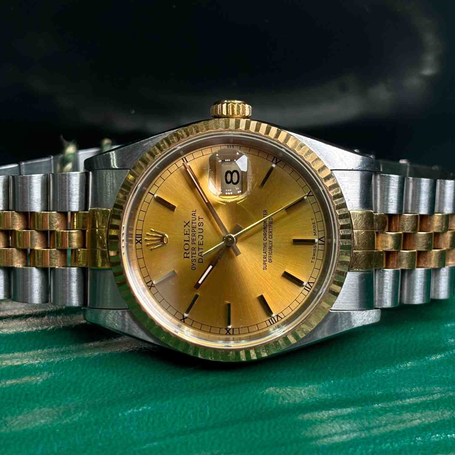 ساعت مچی زنانه رولکس 36 میلیمتری ROLEX OYSTER PERPETUAL DATEJUST مدل K-S265726 - تصویر 3