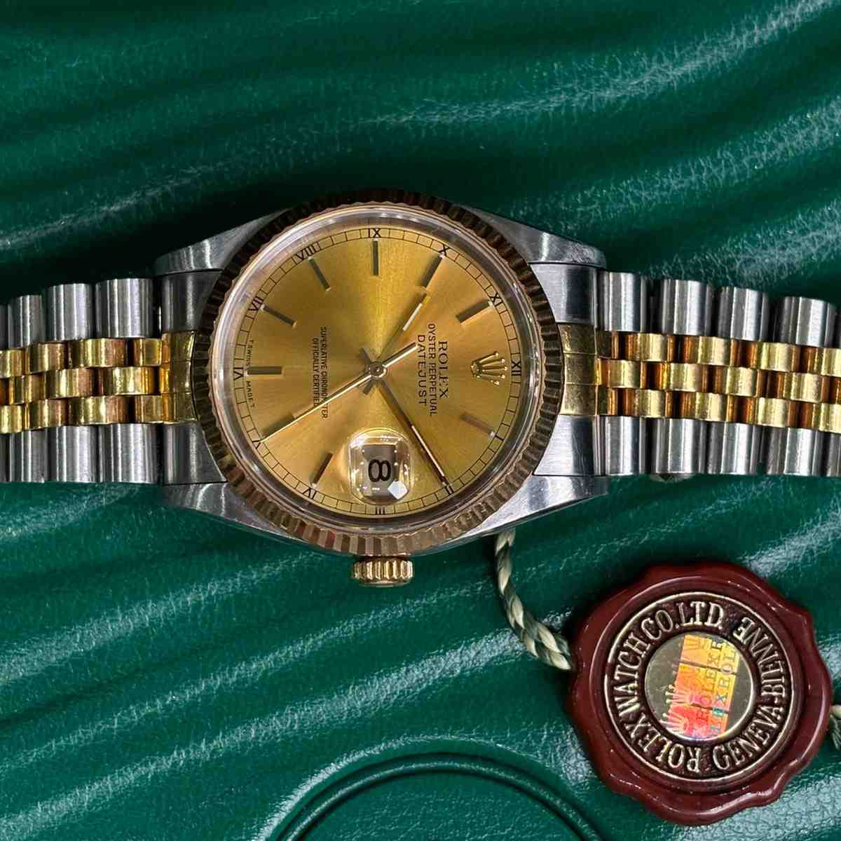 ساعت مچی زنانه رولکس 36 میلیمتری ROLEX OYSTER PERPETUAL DATEJUST مدل K-S265726 - تصویر 4