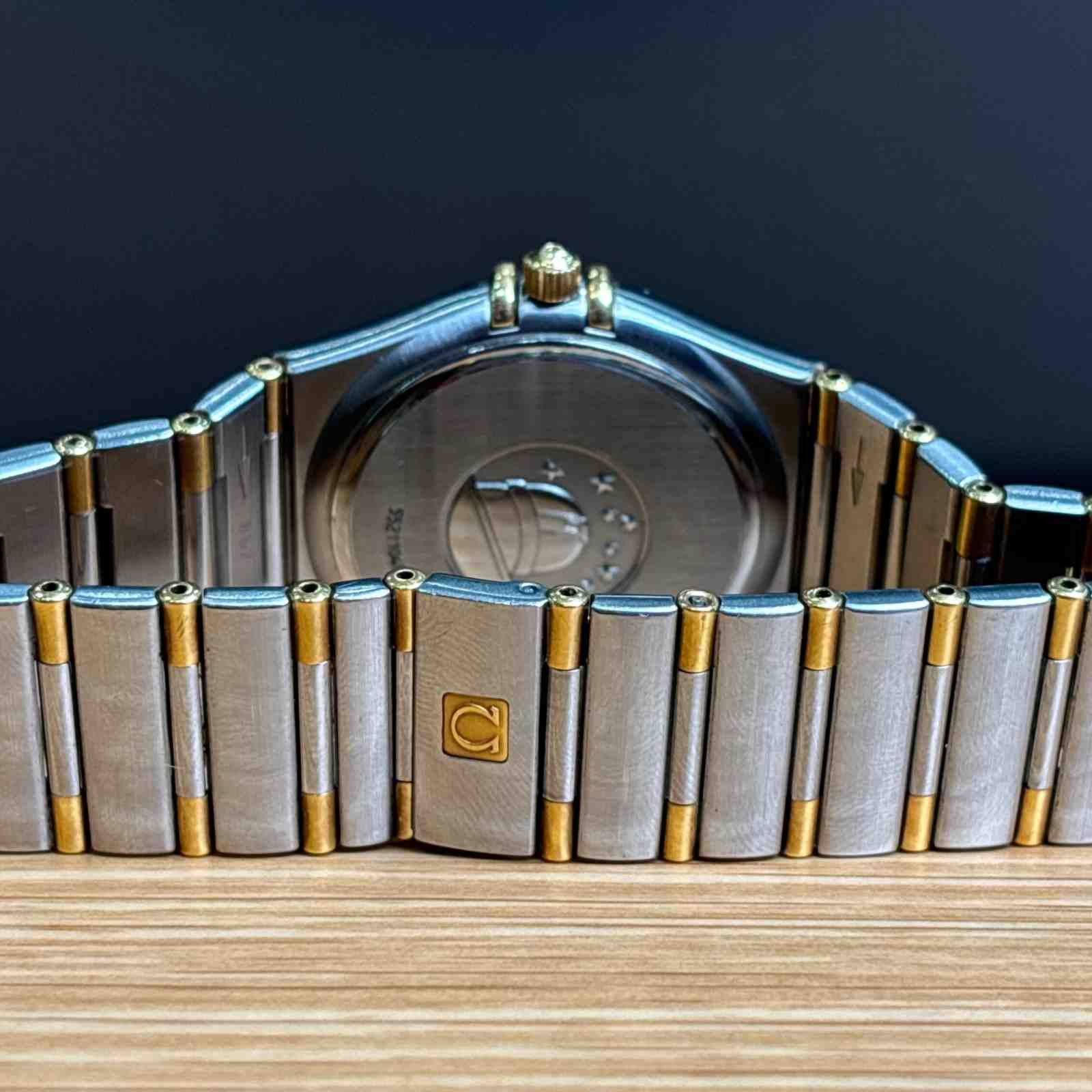 ساعت مچی مردانه امگا 33.5 میلیمتری سر میخ طلا Omega Constellation مدل k-55211049 - تصویر 3