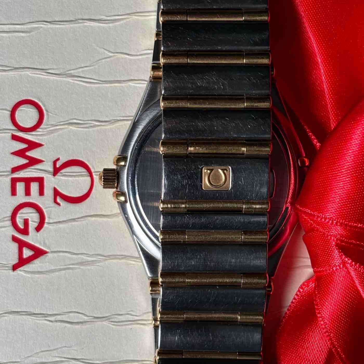 ساعت مچی مردانه امگا 33.5 میلیمیتری تمام میخ طلا Omega Constellation مدل k-1212.30.00-56917334 - تصویر 2