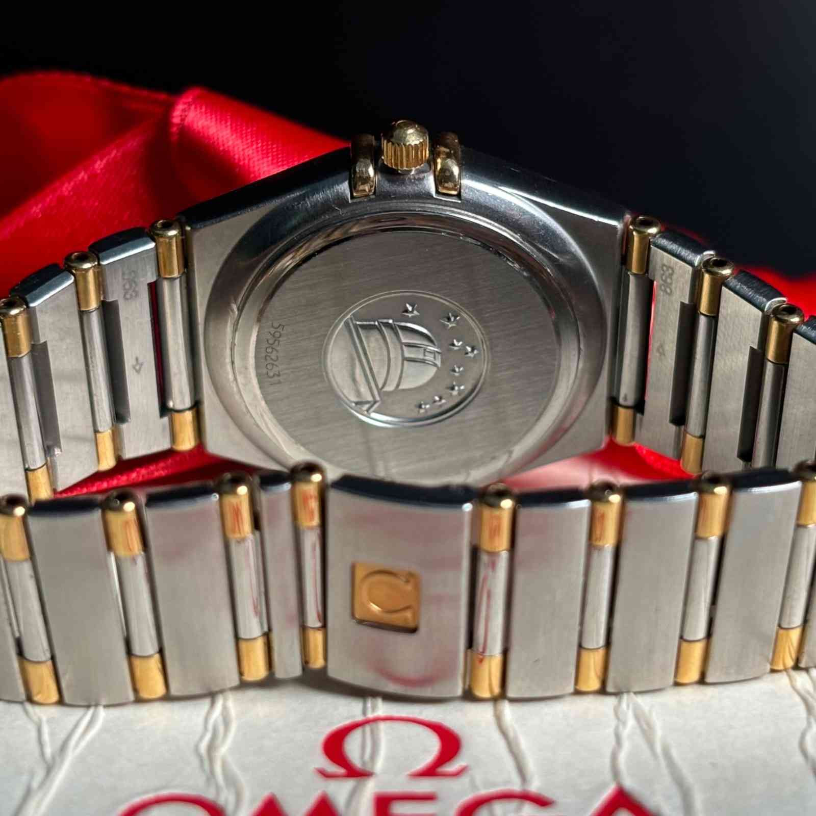ساعت مچی زنانه امگا 27.5 میلیمتری سرمیخ طلا Omega Constellation مدل k-1382.30.00-59562631 - تصویر 3