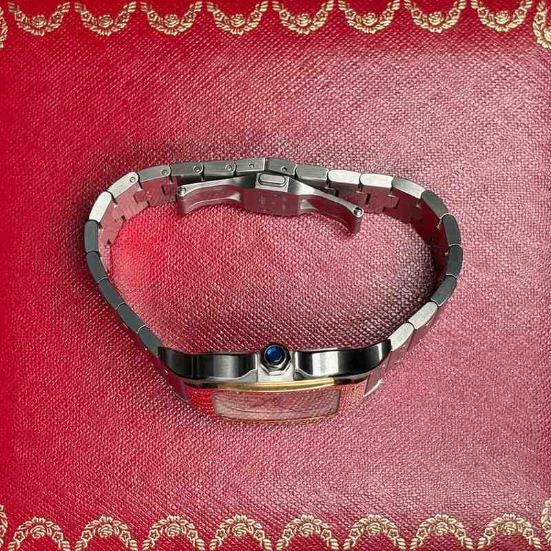 ساعت مچی مردانه کارتیر 38*51 xl میلیمتری Cartier Santos مدل k-W2SA0009-285061BX - تصویر 4
