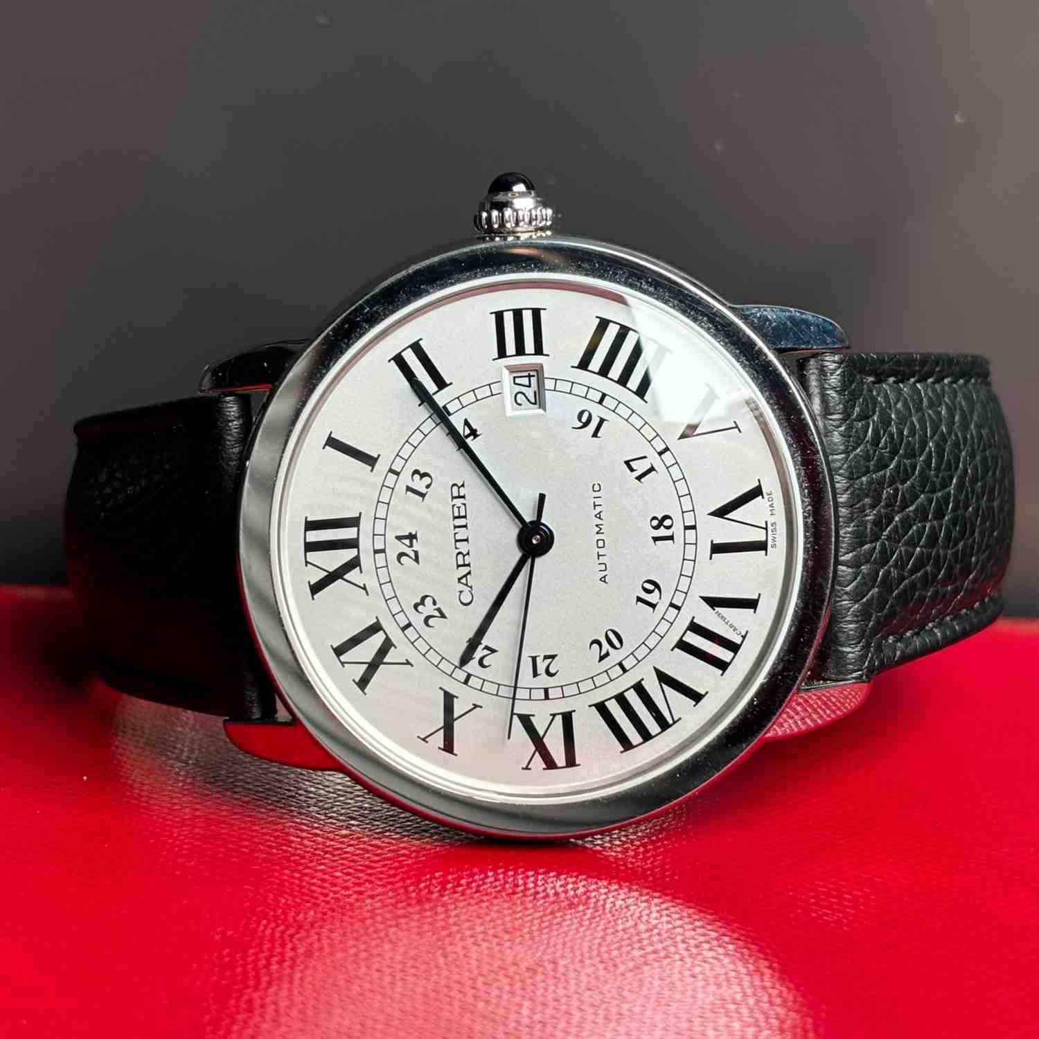 ساعت مچی مردانه کارتیر 42 میلیمتری Cartier Ronde Solo مدل k-WSRN0022-3802225638BX - تصویر 2