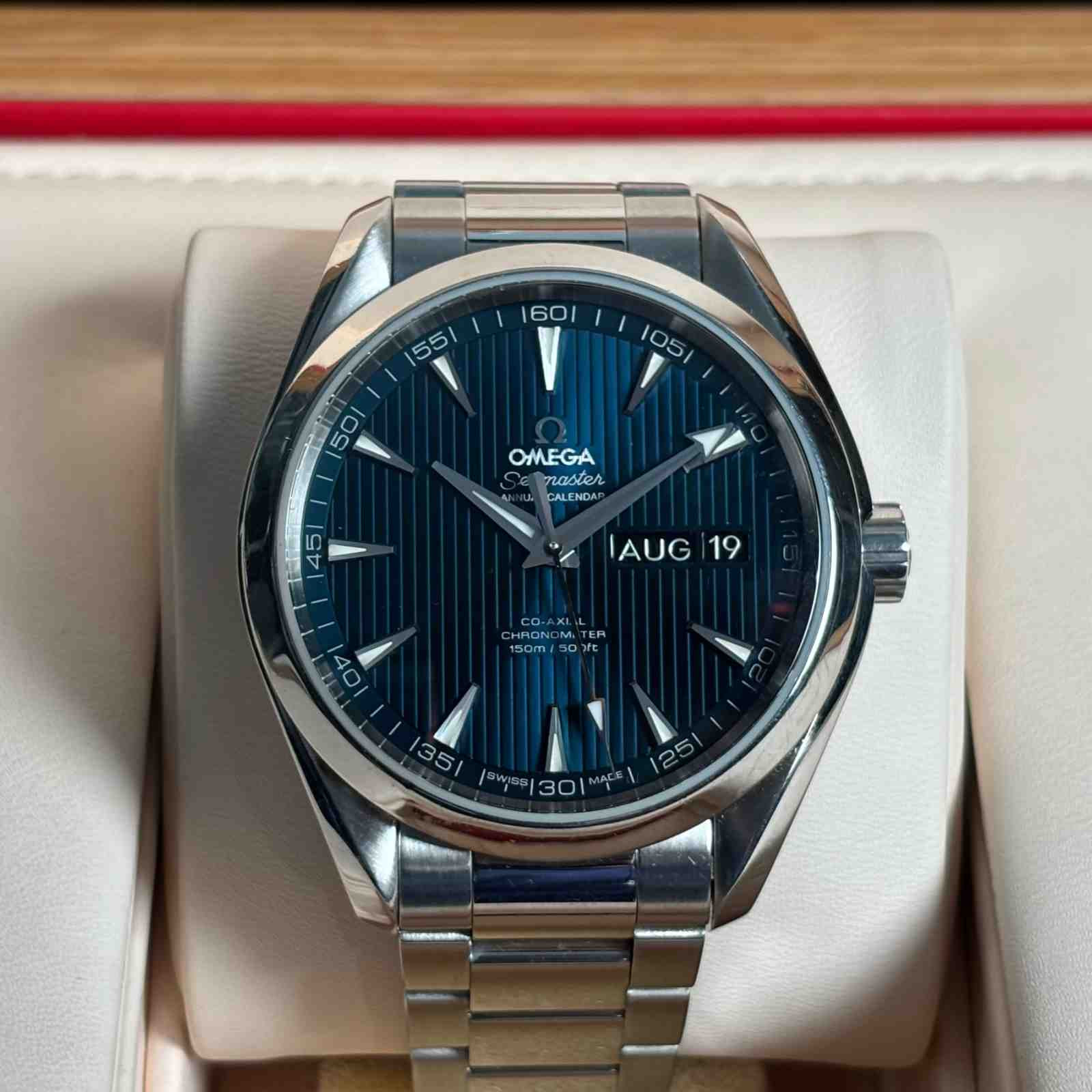 ساعت مچی امگا مردانه 43 میلیمتری تمام استیل در حد نو OMEGA Sea Master مدل k-231.10.43.22.03.002-86880215