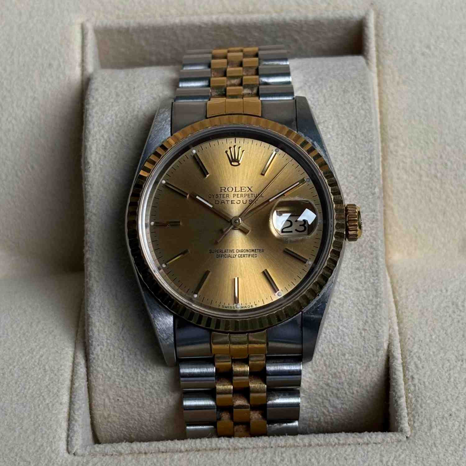 ساعت مچی زنانه رولکس 36 میلیمتری ROLEX OYSTER PERPETUAL DATEJUST مدل K-S386167
