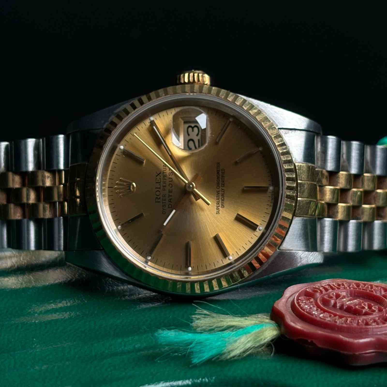 ساعت مچی زنانه رولکس 36 میلیمتری ROLEX OYSTER PERPETUAL DATEJUST مدل K-S386167 - تصویر 2