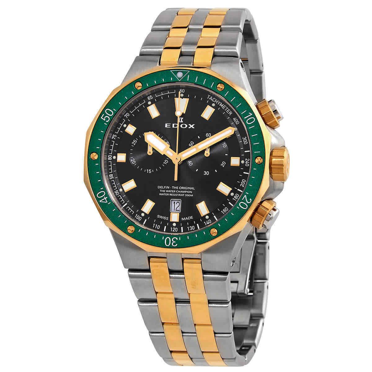 ساعت مچی مردانه ادوکس Delfin Chronograph مدل 10109-357JVM-NID