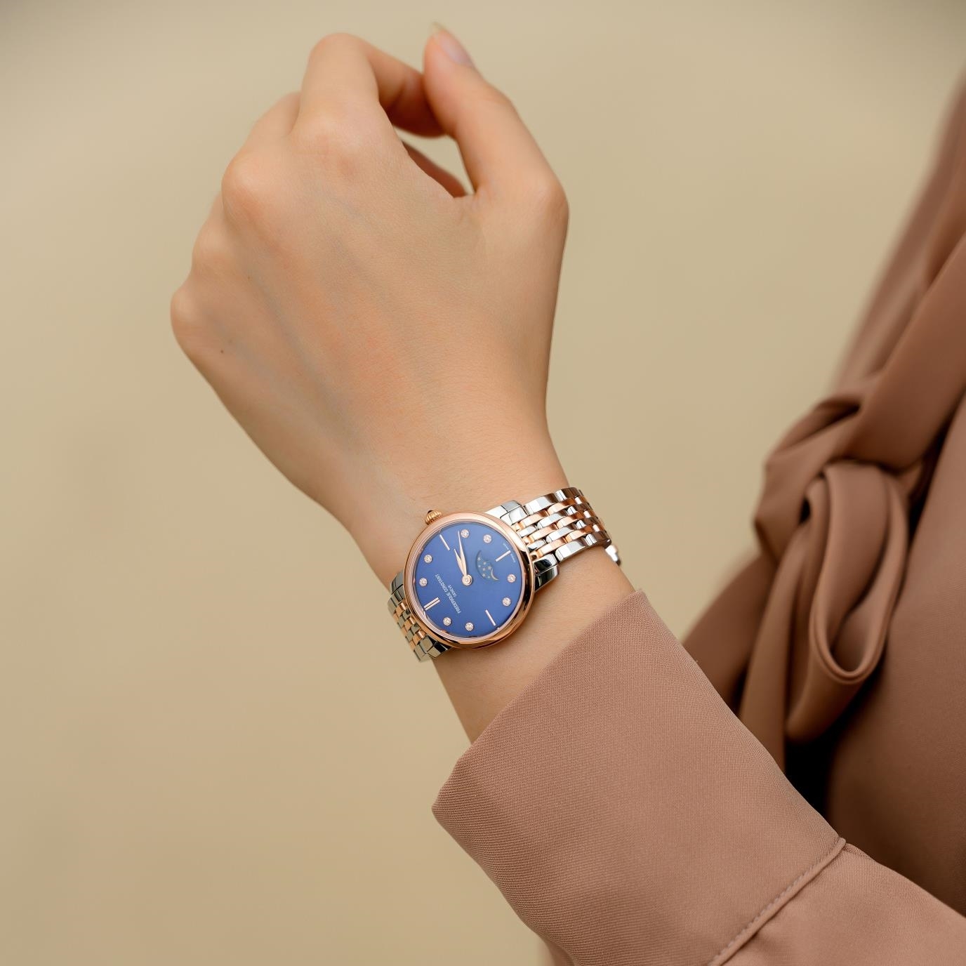 ساعت مچی زنانه فردریک کنستانت کوارتز 30 سوئیس مدل FC-206ND1S2B - تصویر 4