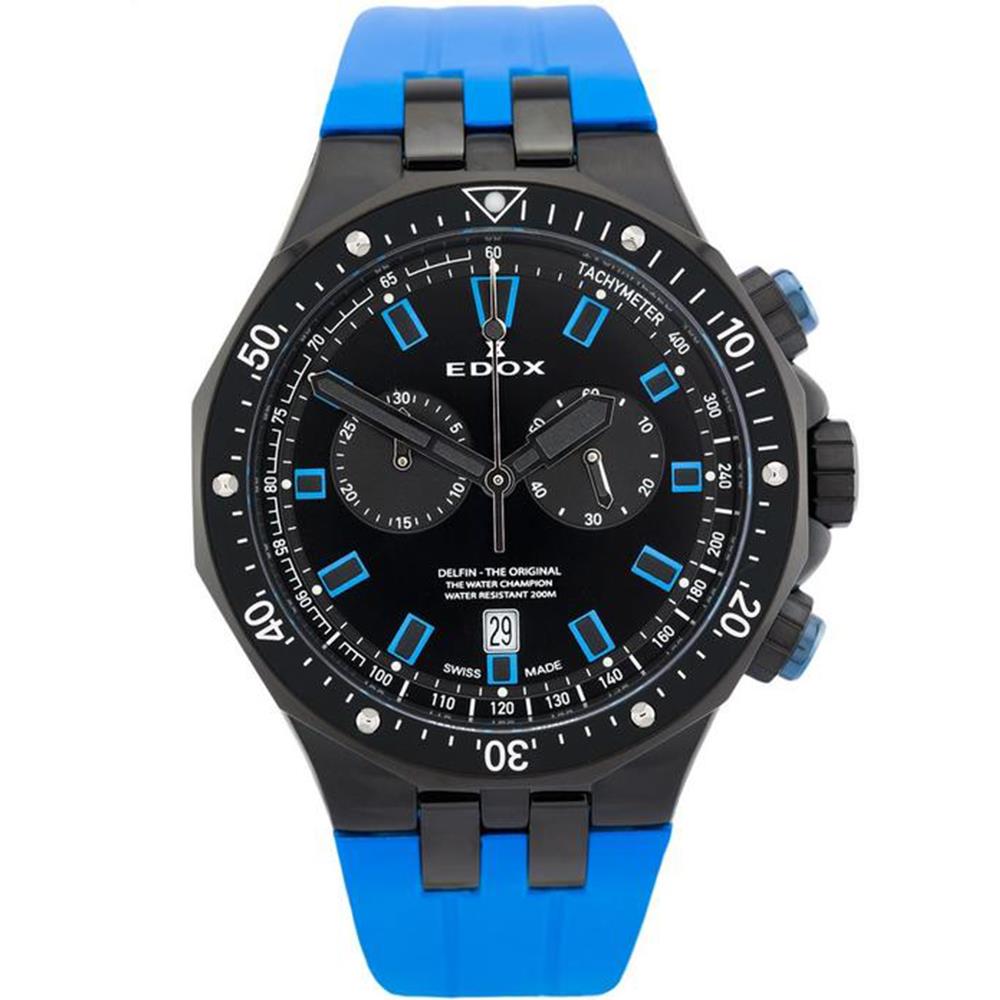 ساعت مچی مردانه ادوکس Delfin Chronograph مدل 10109-37NBUCA-NIBU