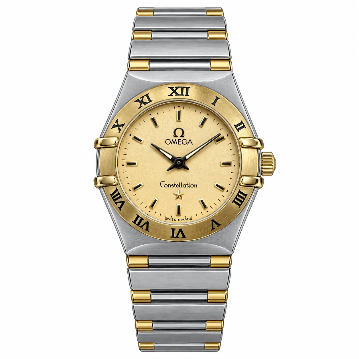 ساعت مچی زنانه امگا 22.5 میلیمتری سرمیخ طلا Omega Constellation مدل k-56533962