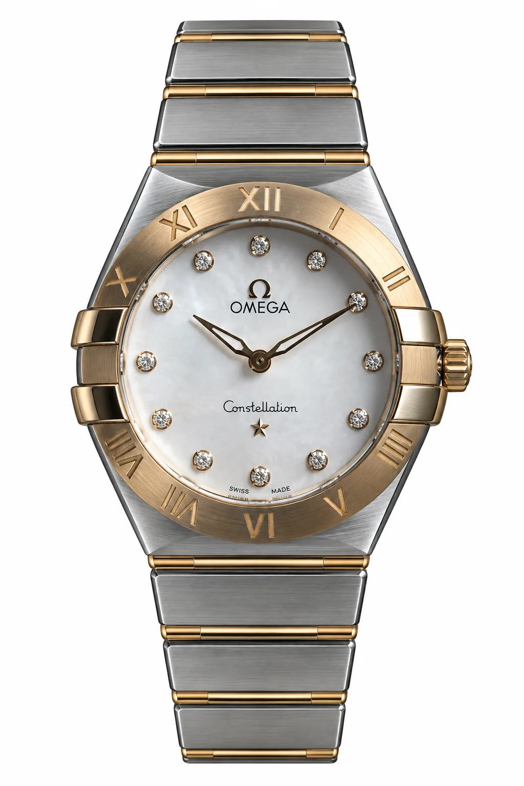 ساعت مچی زنانه امگا 25.5 میلیمتری تمام استیل Omega Constellation مدل K-56228740