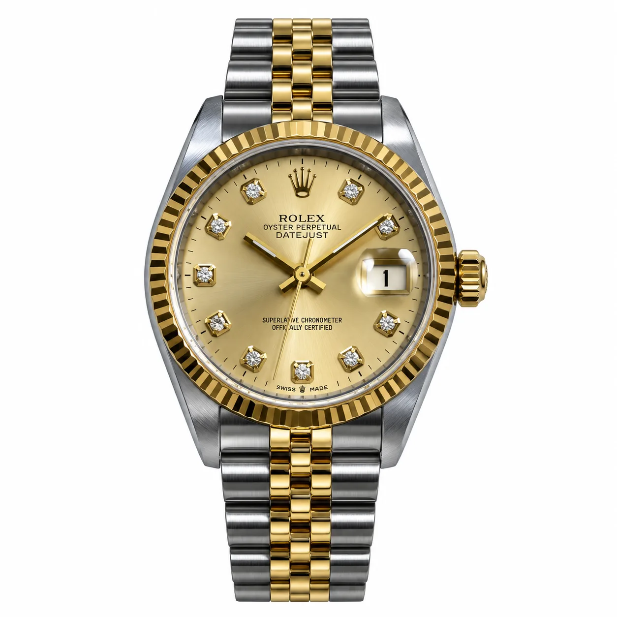 ساعت مچی زنانه رولکس 26 میلیمتری ROLEX OYSTER PERPETUAL DATEJUST مدل K-R205005