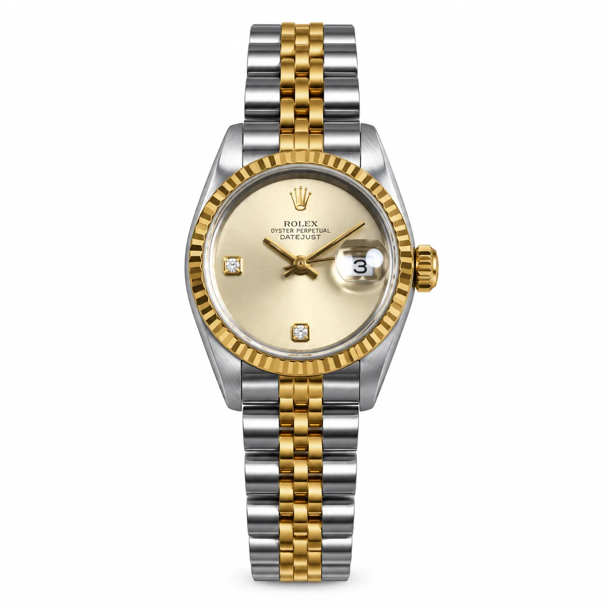 ساعت مچی زنانه رولکس 26 میلیمتری ROLEX OYSTER PERPETUAL DATEJUST مدل K-S364531