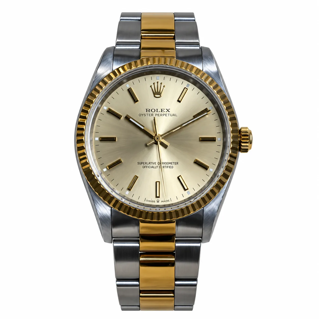 ساعت مچی زنانه رولکس 36 میلیمتری ROLES OYSTER PERPETUAL مدل K-L924958