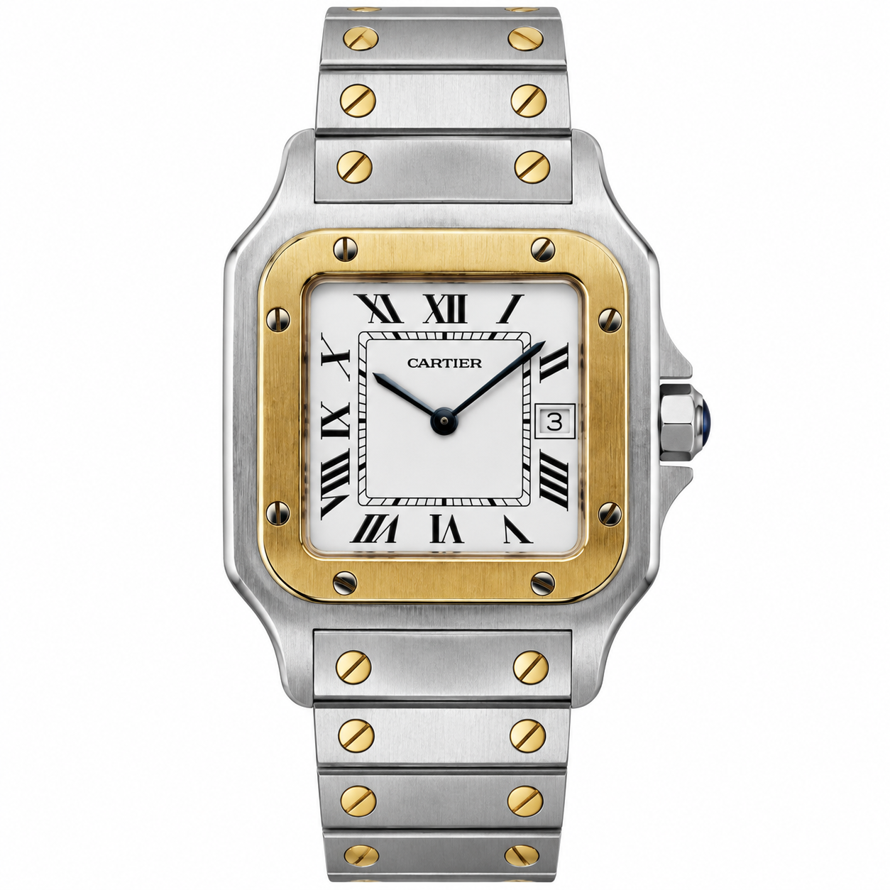 ساعت مچی زنانه کارتیر 29 میلیمتری Cartier Santos Galbee مدل K-1172961-0485