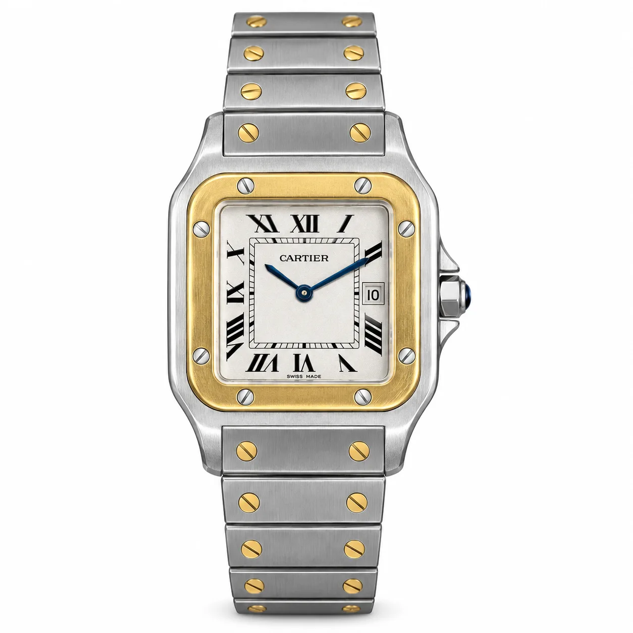 ساعت مچی زنانه کارتیر 29 میلیمتری Cartier Santos Galbee مدل K-1172961-296184174