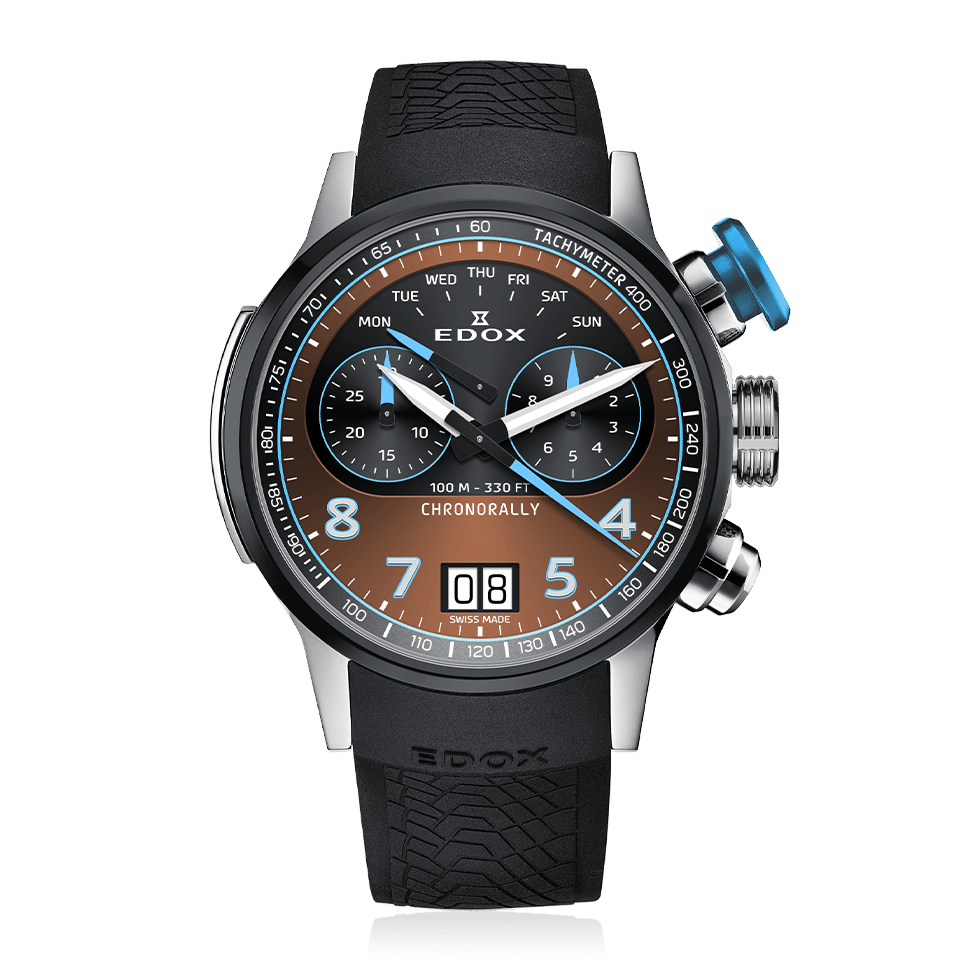 ساعت مچی مردانه ادوکس CHRONORALLY مدل 38003TINBUBRNBU